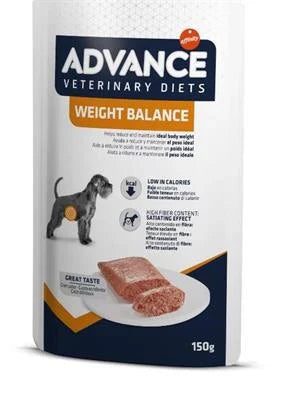 Cibo dietetico per cani ADVANCE DOG WEIGHT BALANCE 8 X GR 150