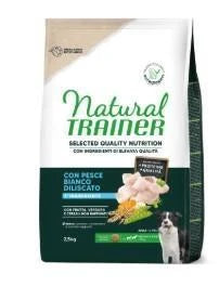 cibo secco per cani TRAINER NATURAL SELECTED QUALITY MEDIUM/MAXI PESCE BIANCO KG 2,5