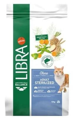 cibo secco per gatti LIBRA CAT STERILIZED TONNO KG 10
