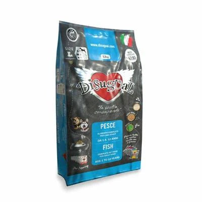 cibo secco per cani DISUGUAL LARGE PESCE KG 12