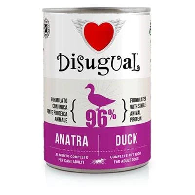 CIBO UMIDO PER CANDISUGUAL DOG ANATRA GR 400
