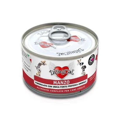 Cibo umido per cani DISUGUAL DOG MANZO GR 150