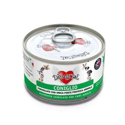 Cibo umido per cani DISUGUAL DOG CONIGLIO GR 150