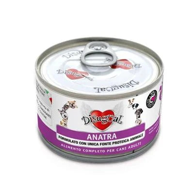 Cibo umido per cani DISUGUAL DOG ANATRA GR 150