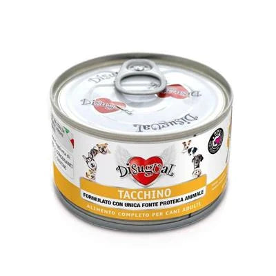 Cibo umido per cani DISUGUAL DOG TACCHINO GR 150