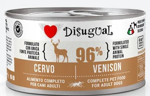 Cibo umido per cani DISUGUAL DOG CERVO GR 150