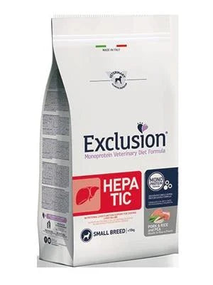 cibo secco per cani  EXCLUSION DOG HEPATIC MINI MAIALE/PISELLI KG 2