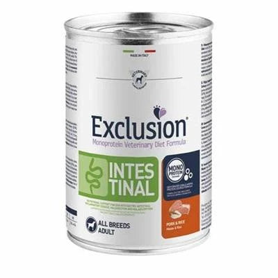 Cibo umido per caniEXCLUSION UM INTESTINAL MAIALE/RISO GR 400