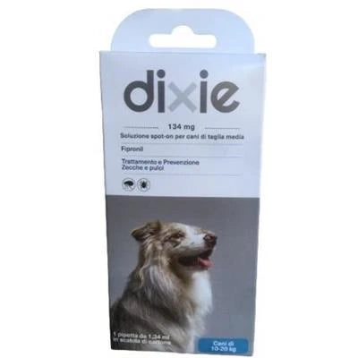 Antiparassitari Per Cane DIXIE FIPRONIL SPOT ON CANE MEDIO ML 1,34 1 PIPETTA