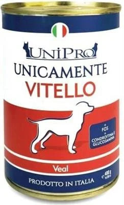 Cibo umido per cani UNICAMENTE VITELLO GR 400