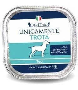Cibo umido per cani UNICAMENTE TROTA 22 X GR 150
