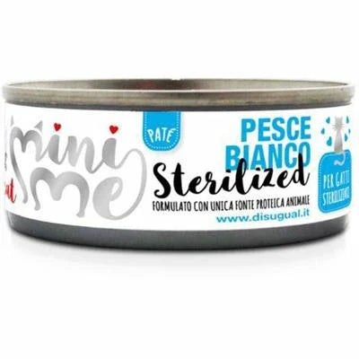 Cibo umido per gatti DISUGUAL MINI-ME STERILIZED UM GR 85 PESCE BIANCO
