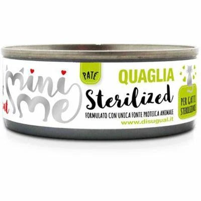 Cibo umido per gatti DISUGUAL MINI-ME STERILIZED UM GR 85 QUAGLIA