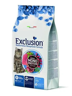 cibo secco per gatti EXCLUSION MEDIT NOBLE CAT TONNO GR 300