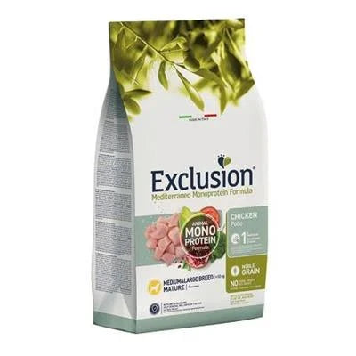 cibo secco per gatti EXCLUSION MEDIT NOBLE MEDIUM/LARGE MATUR KG 12