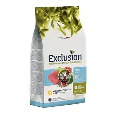 cibo secco per gatti EXCLUSION MEDIT NOBLE MEDIUM PUPPY TONNO KG 12
