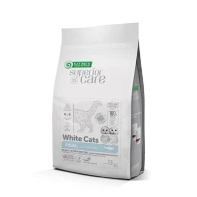 cibo secco per gatti NATURE'S PROTECTION WHITE CAT ARINGA KG 1,5