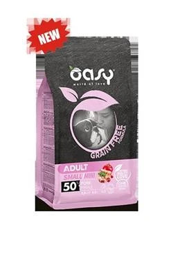 cibo secco per cani  OASY DOG GRAIN FREE MINI GR 800 MAIALE
