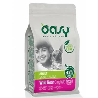 cibo secco per cani  OASY DOG MINI GR 800 CINGHIALE
