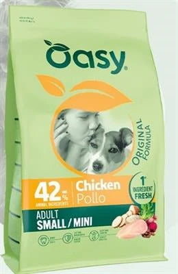 cibo secco per cani  OASY DOG ORIGINAL ADULT SMALL/MINI POLLO GR 800