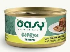 cibo umido per gatti  OASY CAT CAPRICE TERRINE POLLO/VERDURE GR 85