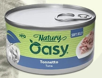 cibo umido per gatti OASY CAT NATURY TONNETTO GR 150