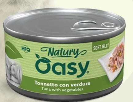 Cibo umido per cani OASY DOG NATURY TONNETTO/VERDURE GR 150