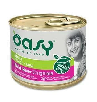cibo umido per cani OASY DOG SMALL/MINI CINGHIALE GR 200