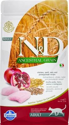 Cibo secco per gatti ND CAT ANCESTRAL POLLO/MELOGRANO KG 1,5