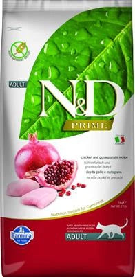 Cibo secco per gatti ND CAT PRIME POLLO/MELOGRANO KG 5