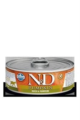Cibo umido per gatti ND UM CAT PUMPKIN ANATRA GR 70