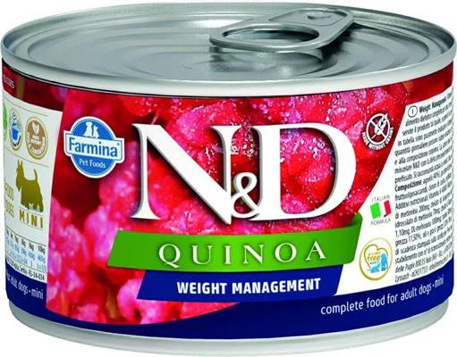 cibo umido per cani ND UM DOG QUINOA WEIGHT MANAGEMENT GR 140