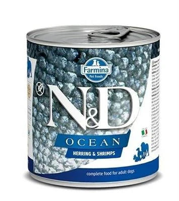 cibo umido per cani ND UM DOG OCEAN PUMPKIN MERLUZZO GR 285