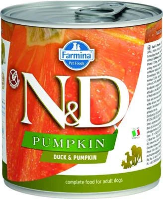 Cibo umido per cani ND UM DOG PUMPKIN ANATRA GR 285