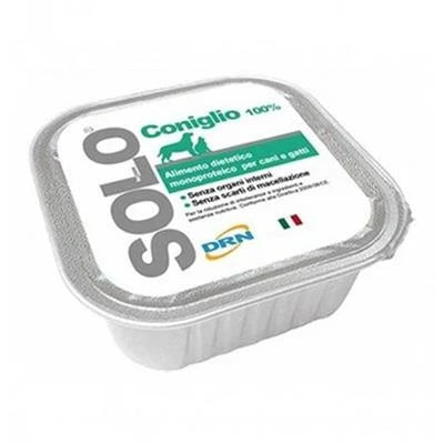 Cibo umido per cani SOLO CONIGLIO 18 X GR 300