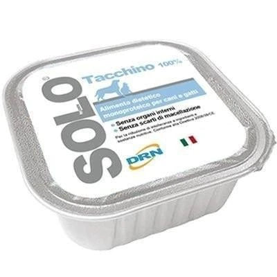 Cibo umido per cani SOLO TACCHINO 32 X GR 100