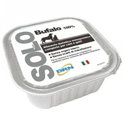 Cibo umido per cani SOLO BUFALO GR 18 X 300