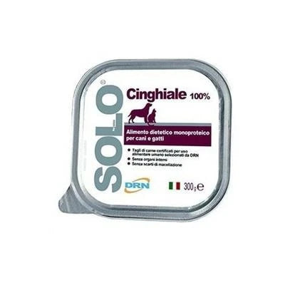 Cibo umido per cani SOLO CINGHIALE 18 X GR 300
