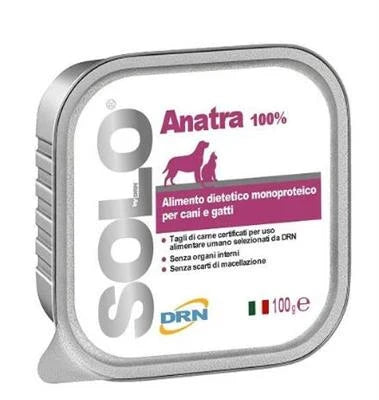 Cibo umido per cani SOLO ANATRA 32 X GR 100