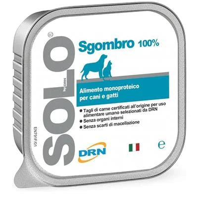 cibo umido per cani SOLO SGOMBRO 18 X GR 300