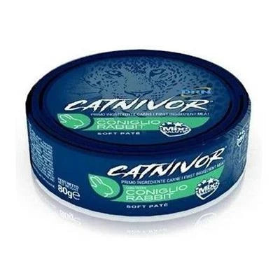 Cibo umido per gatti CATNIVOR GR 80 CONIGLIO