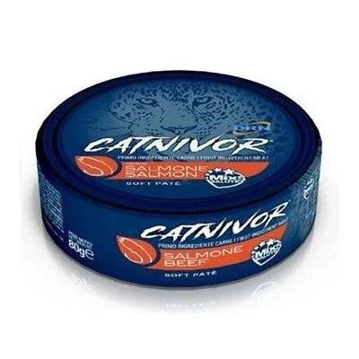 Cibo umido per gatti CATNIVOR GR 80 SALMONE