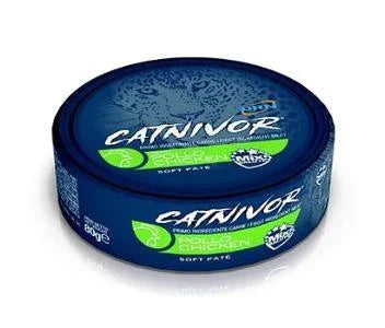 Cibo umido per gatti CATNIVOR GR 80 KITTEN POLLO