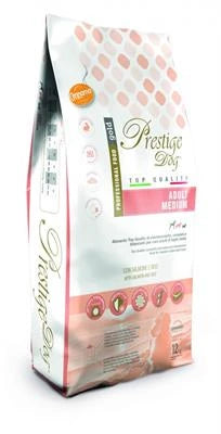 Cibo Secco Per Cani PRESTIGE DOG MEDIUM SALMONE KG 12