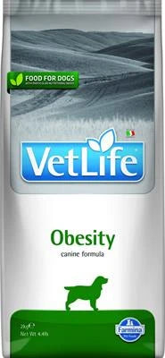 Cibo dietetico per cani VET LIFE DOG OBESITY KG 2