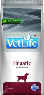 Cibo dietetico per cani VET LIFE DOG HEPATIC KG 2