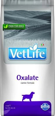 Cibo dietetico per cani VET LIFE DOG OXALATE KG 12
