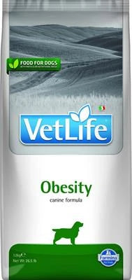 Cibo dietetico per cani VET LIFE DOG OBESITY KG 12