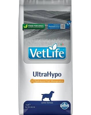 Cibo dietetico per cani VET LIFE DOG ULTRAHYPO KG 12
