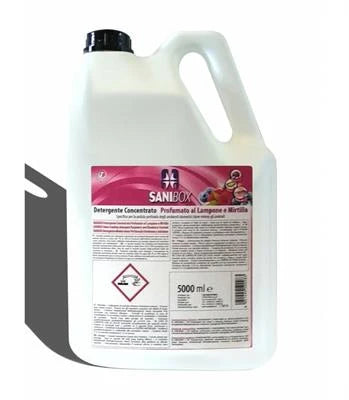 detergenti e sanificanti SANIBOX LAMPONE E MIRTILLO LT 5